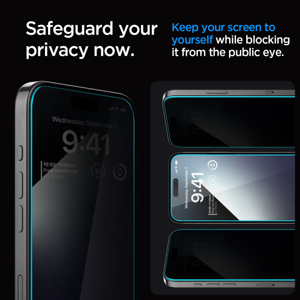 Szko hartowane Szko Hartowane Spigen Glas.tr Ez Fit 2-pack privacy APPLE iPhone 15 Pro Max / 7