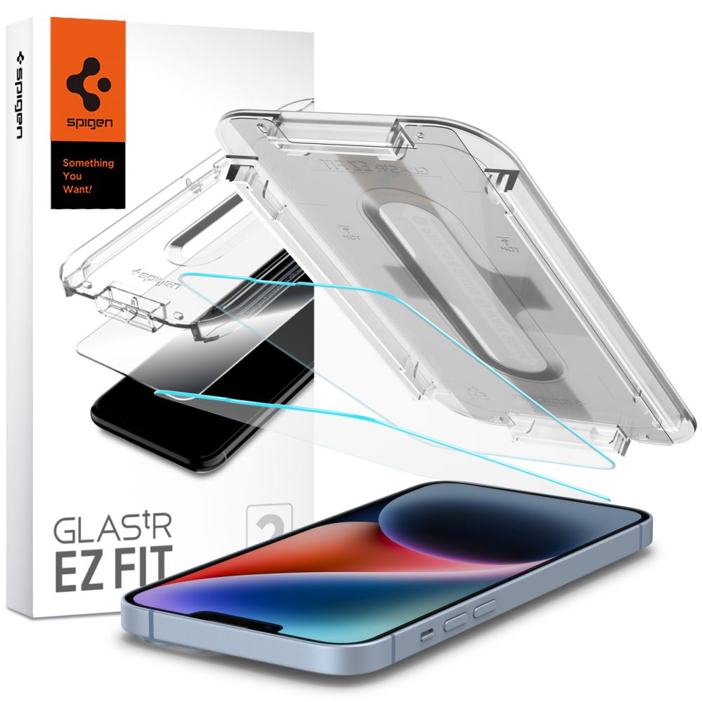 Szko hartowane Szko Hartowane Spigen Glas.tr Ez Fit 2-pack przeroczyste APPLE iPhone 15 Pro
