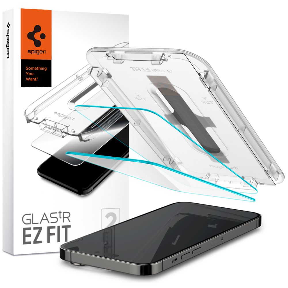 Szko hartowane Szko Hartowane Spigen Glas.tr Ez Fit 2-pack przeroczyste APPLE iPhone 14 Pro Max