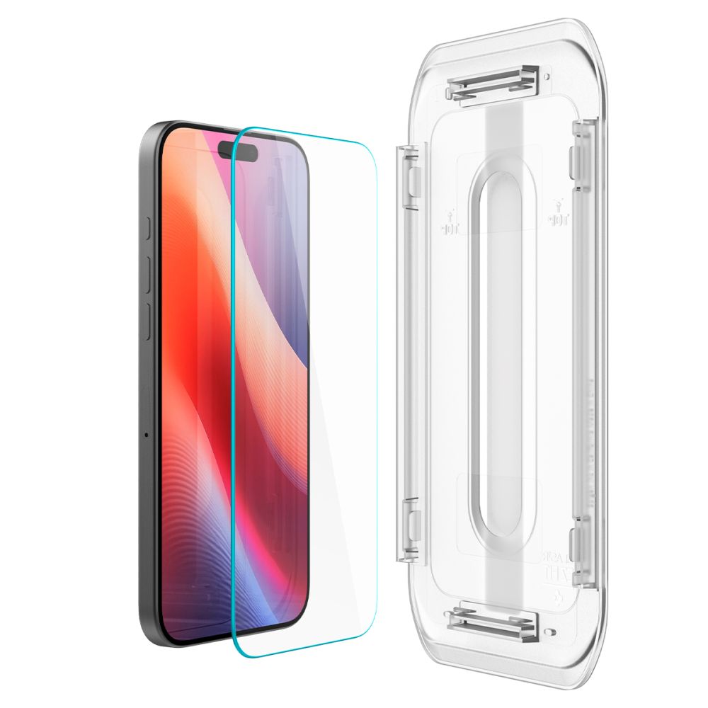 Szkło hartowane Szkło Hartowane Spigen Glas.tr Ez Fit 2-pack przeźroczyste APPLE iPhone 16 Pro / 3 Szkło hartowane Szkło Hartowane Spigen Glas.tr Ez Fit 2-pack przeźroczyste APPLE iPhone 16 Pro / 3