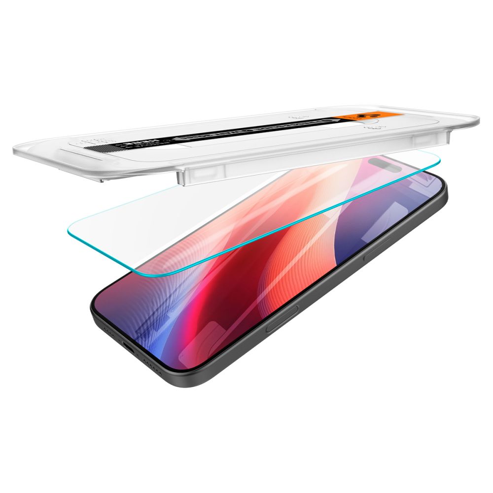 Szkło hartowane Szkło Hartowane Spigen Glas.tr Ez Fit 2-pack przeźroczyste APPLE iPhone 16 Pro / 7 Szkło hartowane Szkło Hartowane Spigen Glas.tr Ez Fit 2-pack przeźroczyste APPLE iPhone 16 Pro / 7