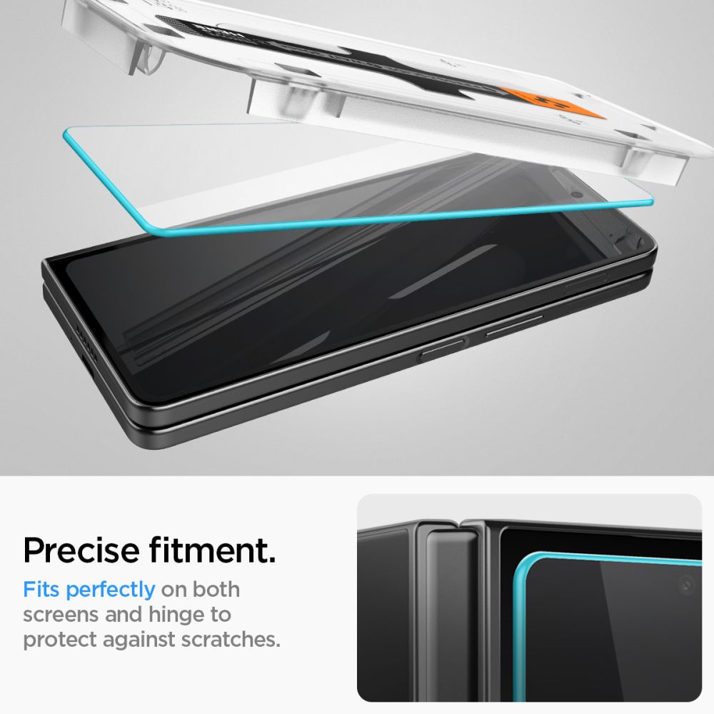 Szko hartowane Szko Hartowane Spigen Glas.tr Ez Fit 2-pack przeroczyste SAMSUNG Galaxy Z Fold 5 / 10