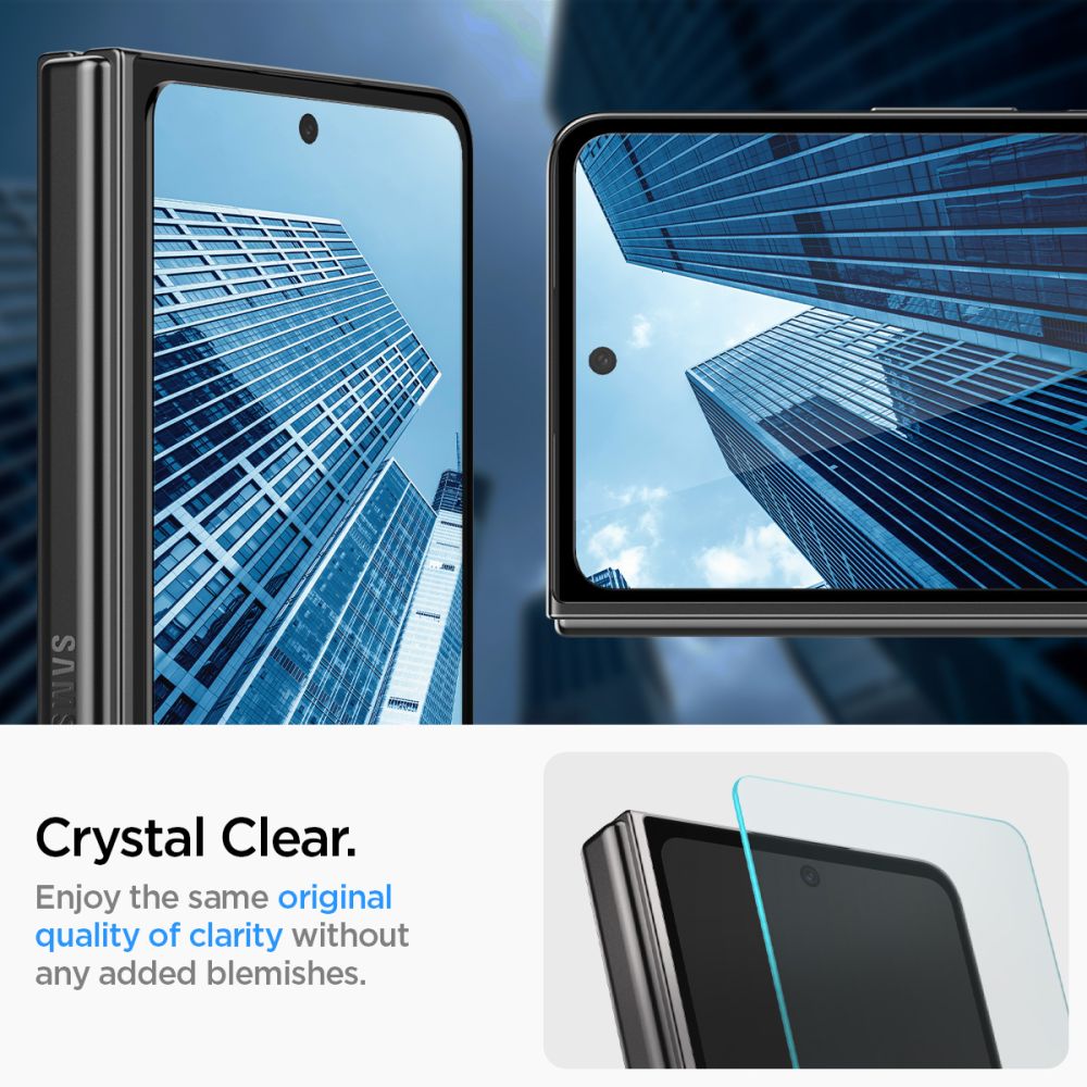 Szko hartowane Szko Hartowane Spigen Glas.tr Ez Fit 2-pack przeroczyste SAMSUNG Galaxy Z Fold 5 / 11