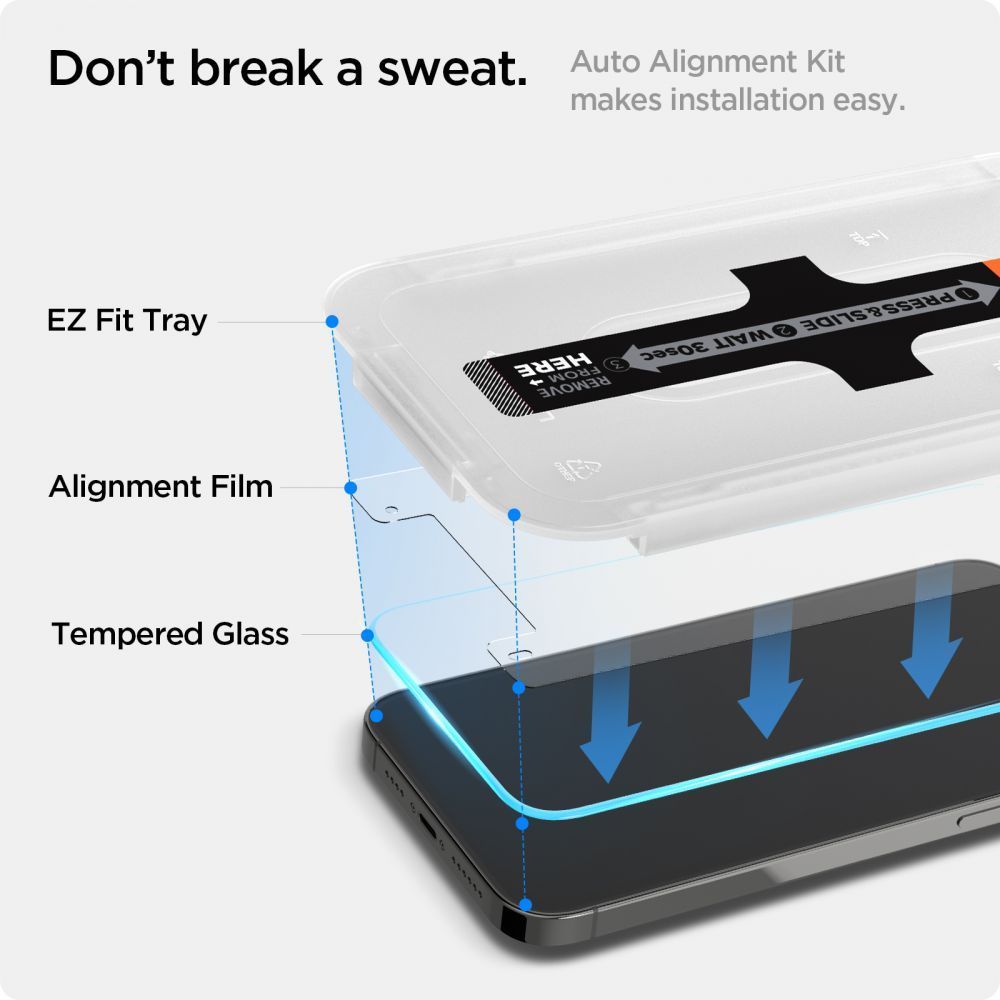 Szko hartowane Szko Hartowane Spigen Glas.tr Ez Fit  APPLE iPhone 13 mini / 3