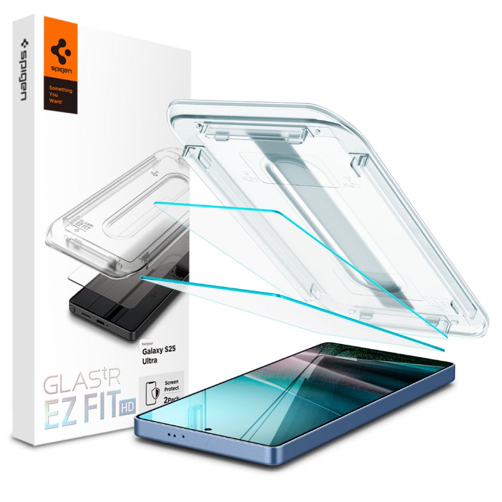 Szk�o hartowane Szk�o Hartowane Spigen Glas.tr Ez Fit Hd 2-pack prze�roczyste SAMSUNG Galaxy S25 Ultra