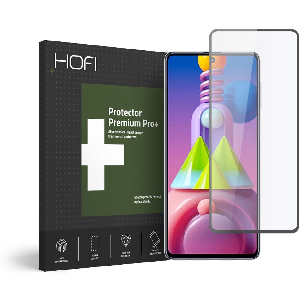 Szko hartowane Hofi Glass Pro+ czarne SAMSUNG Galaxy M51