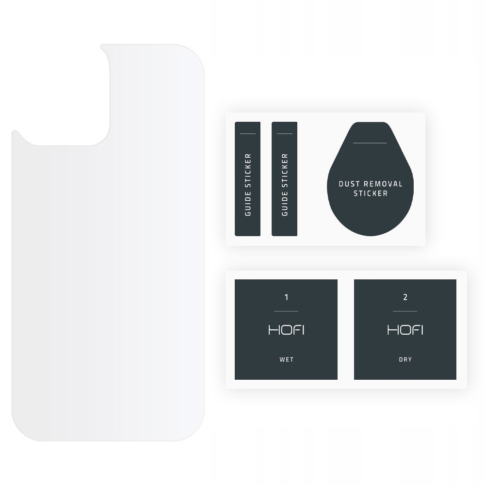 Szko hartowane Szko Hybrydowe Hofi Hybrid Pro+ Back Protector  APPLE iPhone 13 mini / 2