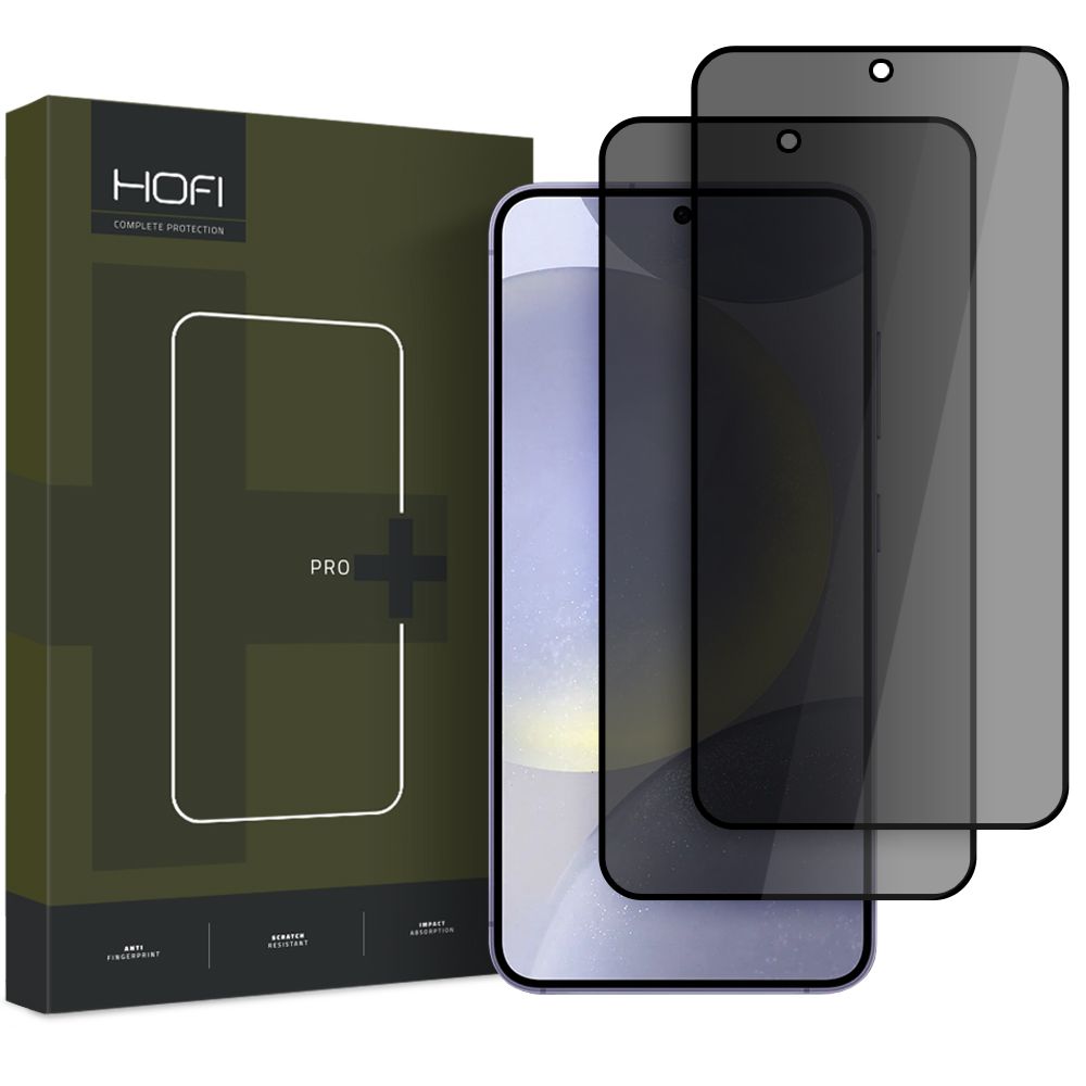 Szkło hartowane Szkło Prywatyzujące Hofi Anti Spy Glass Pro+ 2-pack Plus privacy SAMSUNG Galaxy S25 Plus