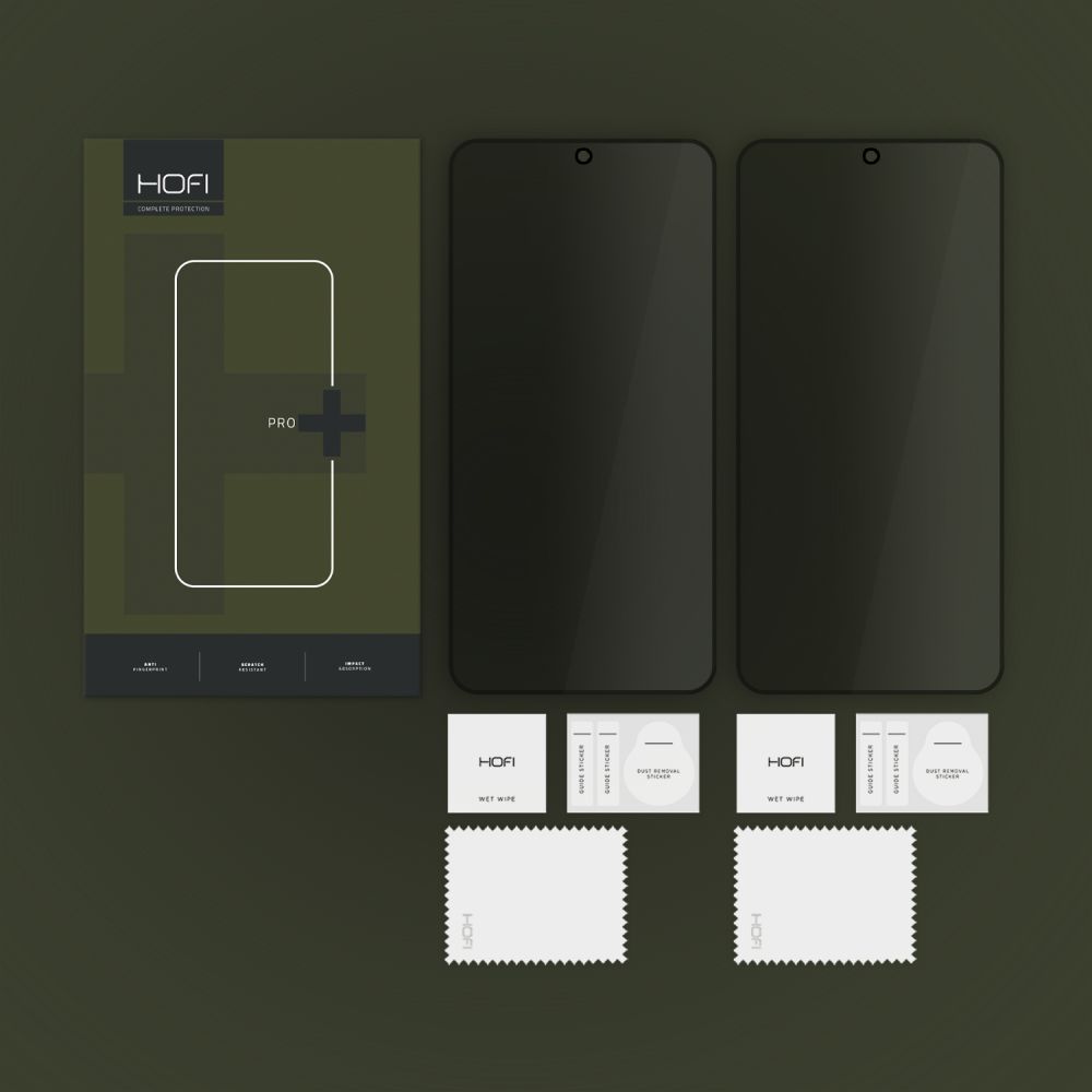 Szkło hartowane Szkło Prywatyzujące Hofi Anti Spy Glass Pro+ 2-pack Plus privacy SAMSUNG Galaxy S25 Plus / 6