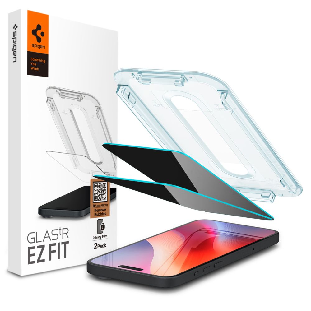 Szko hartowane Szko Prywatyzujce Spigen Glas.tr Ez Fit 2-pack privacy APPLE iPhone 16 Pro