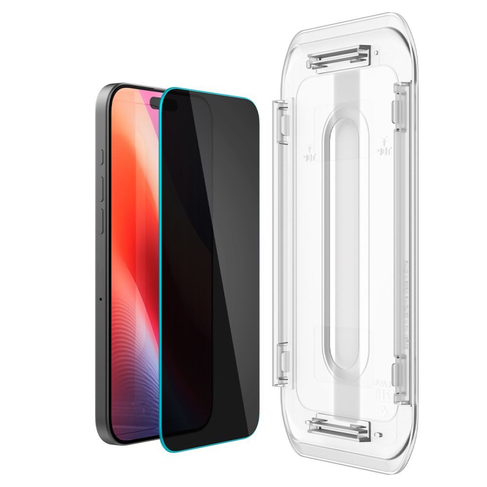 Szko hartowane Szko Prywatyzujce Spigen Glas.tr Ez Fit 2-pack privacy APPLE iPhone 16 Pro / 3