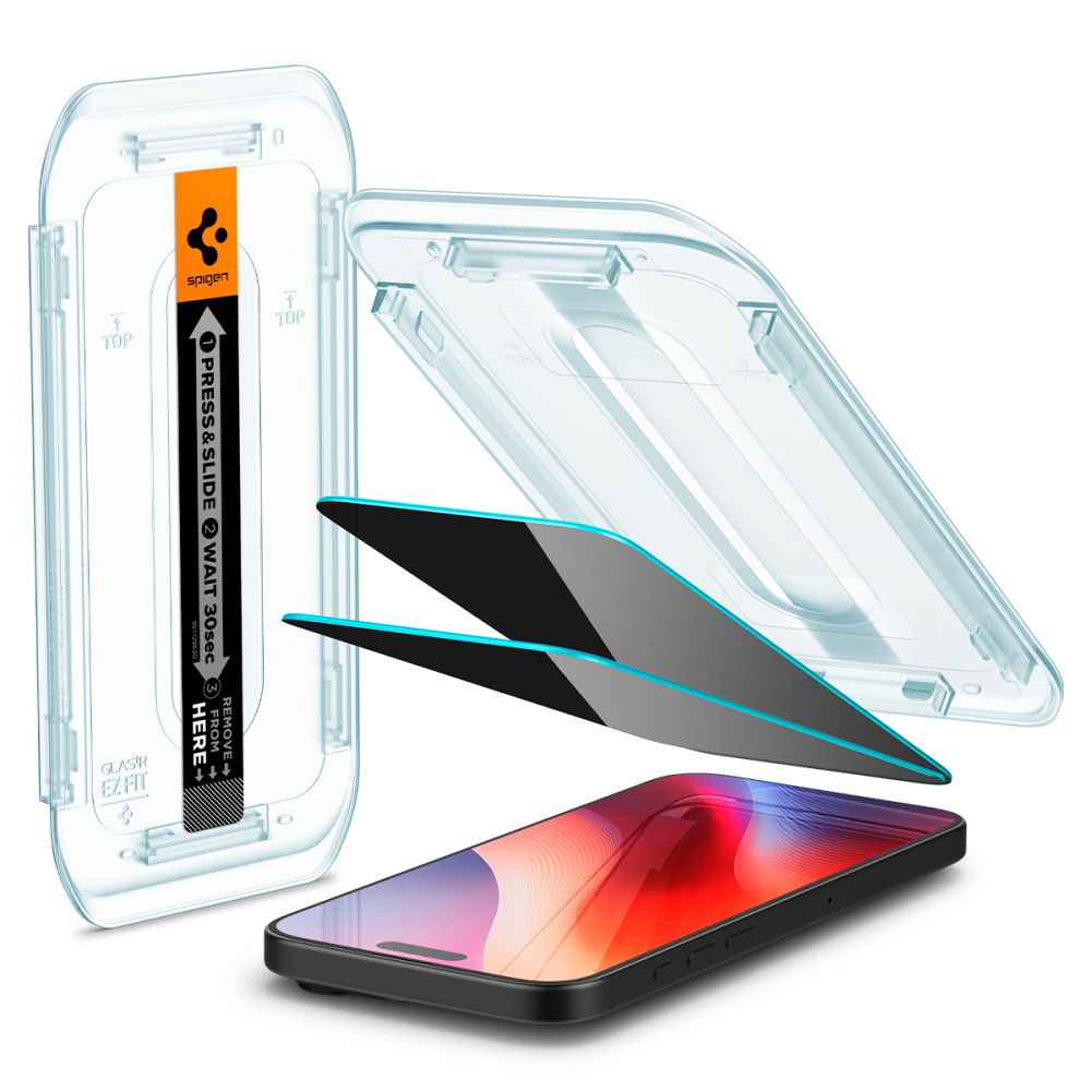 Szko hartowane Szko Prywatyzujce Spigen Glas.tr Ez Fit 2-pack privacy APPLE iPhone 16 Pro / 9