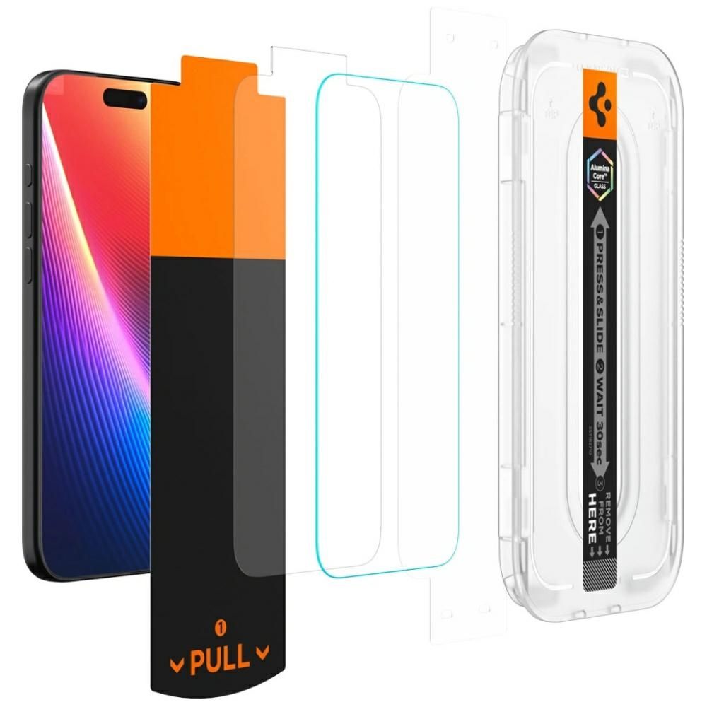 Szk�o hartowane Spigen Glas.tr Fit Pro prze�roczyste APPLE iPhone 17 / 3