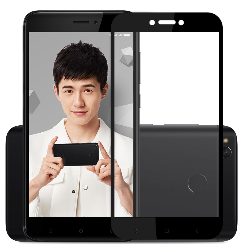 Szko hartowane 5D na cay ekran czarne Xiaomi Redmi 4X