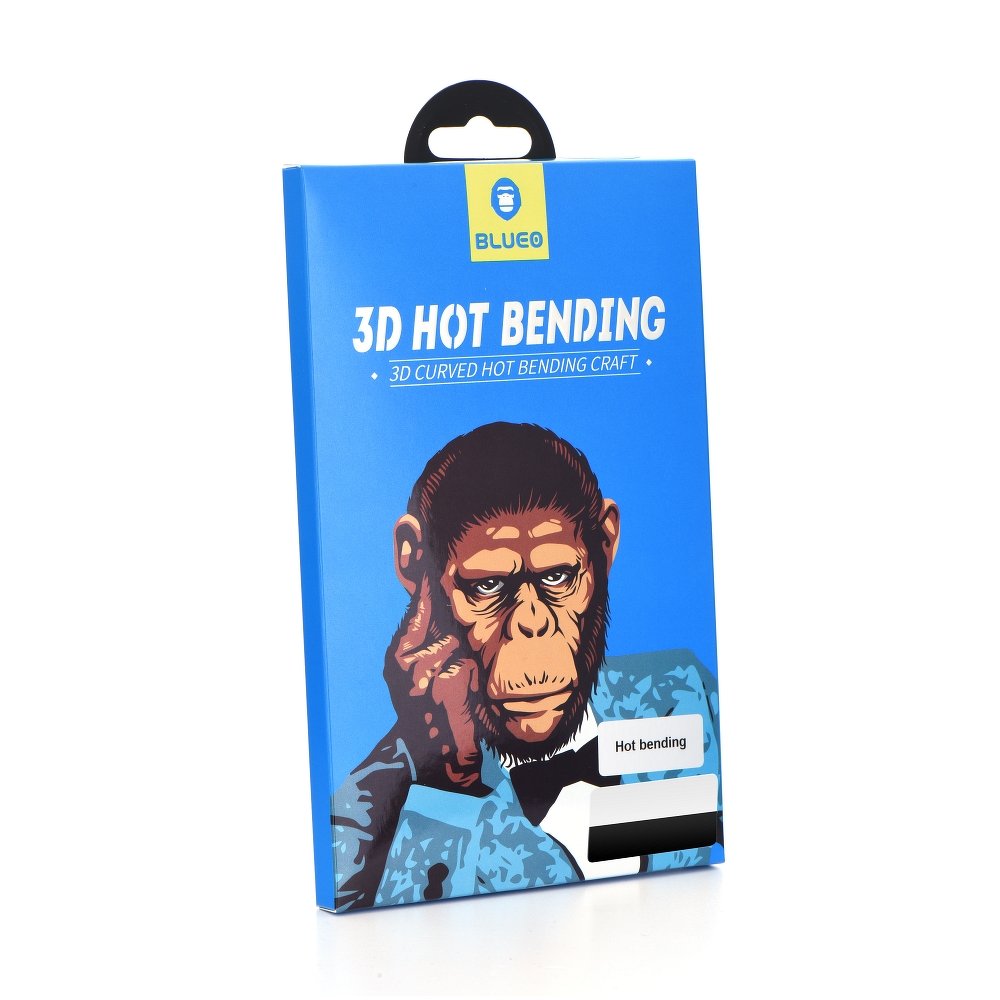 Szko hartowane 3D Mr. Monkey Glass czarne SAMSUNG Galaxy S8+ / 2