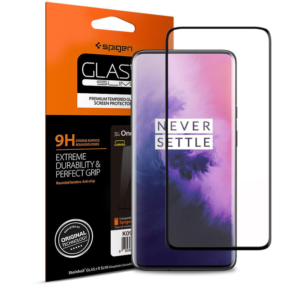 Szko hartowane Spigen Glas.TR Slim czarne OnePlus 7 Pro