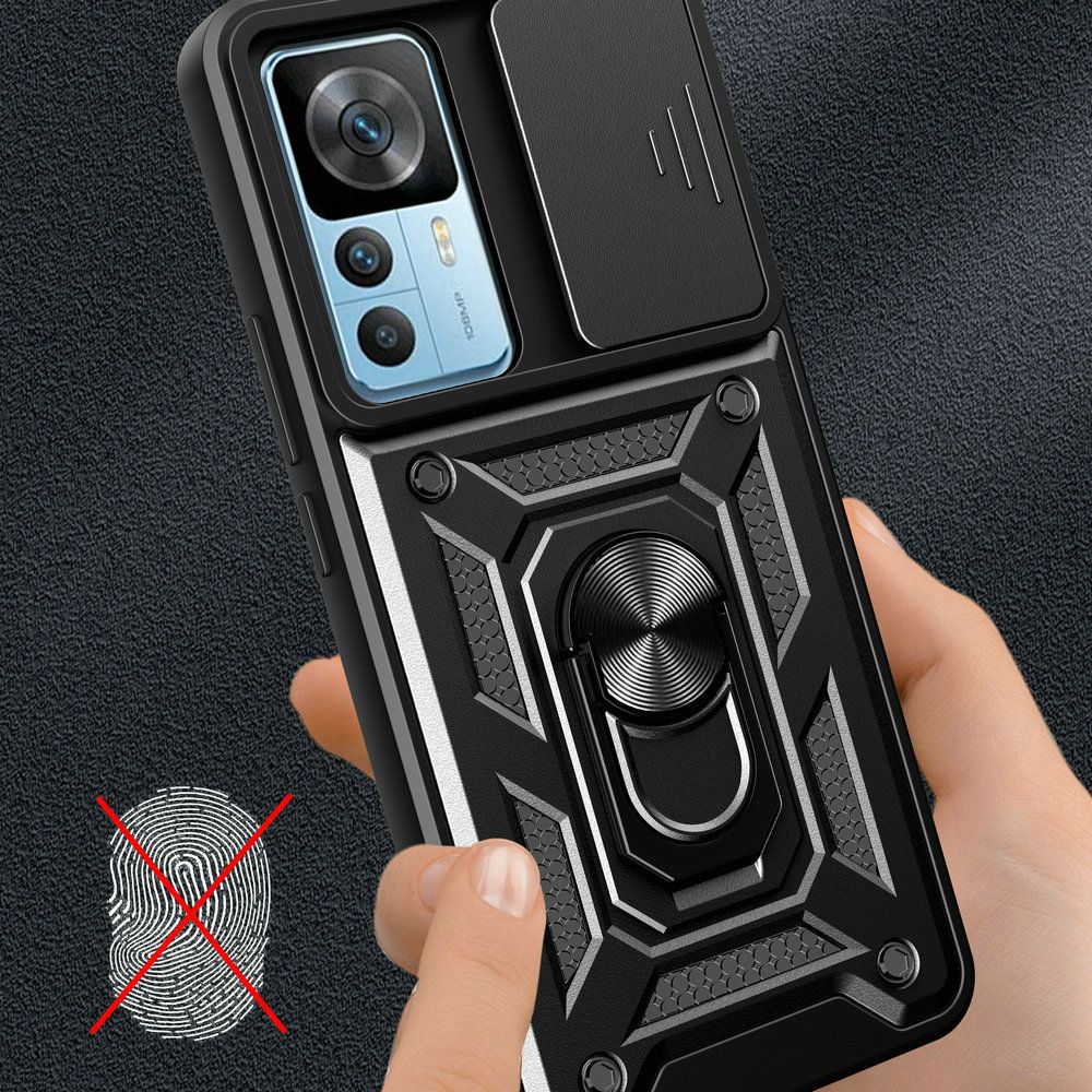 Pokrowiec Tech-protect Camshield czarne Xiaomi 12T Pro / 5