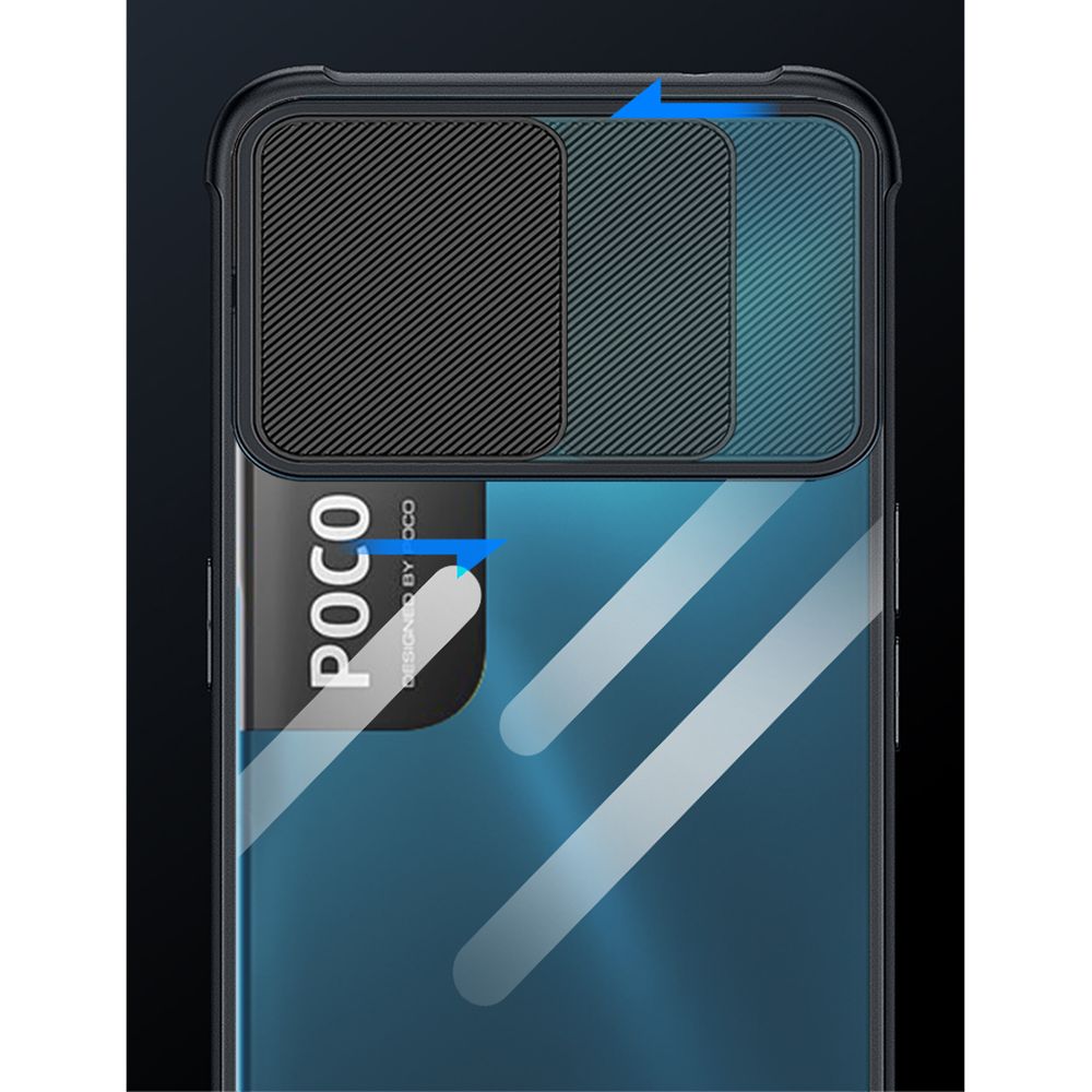 Pokrowiec Tech-protect Camshield czarne Xiaomi Redmi Note 10 5G / 6
