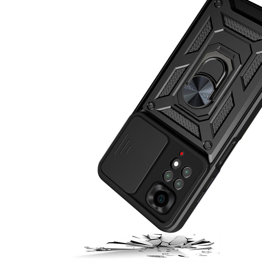 Pokrowiec Tech-protect Camshield czarne Xiaomi Redmi Note 11 Pro / 3