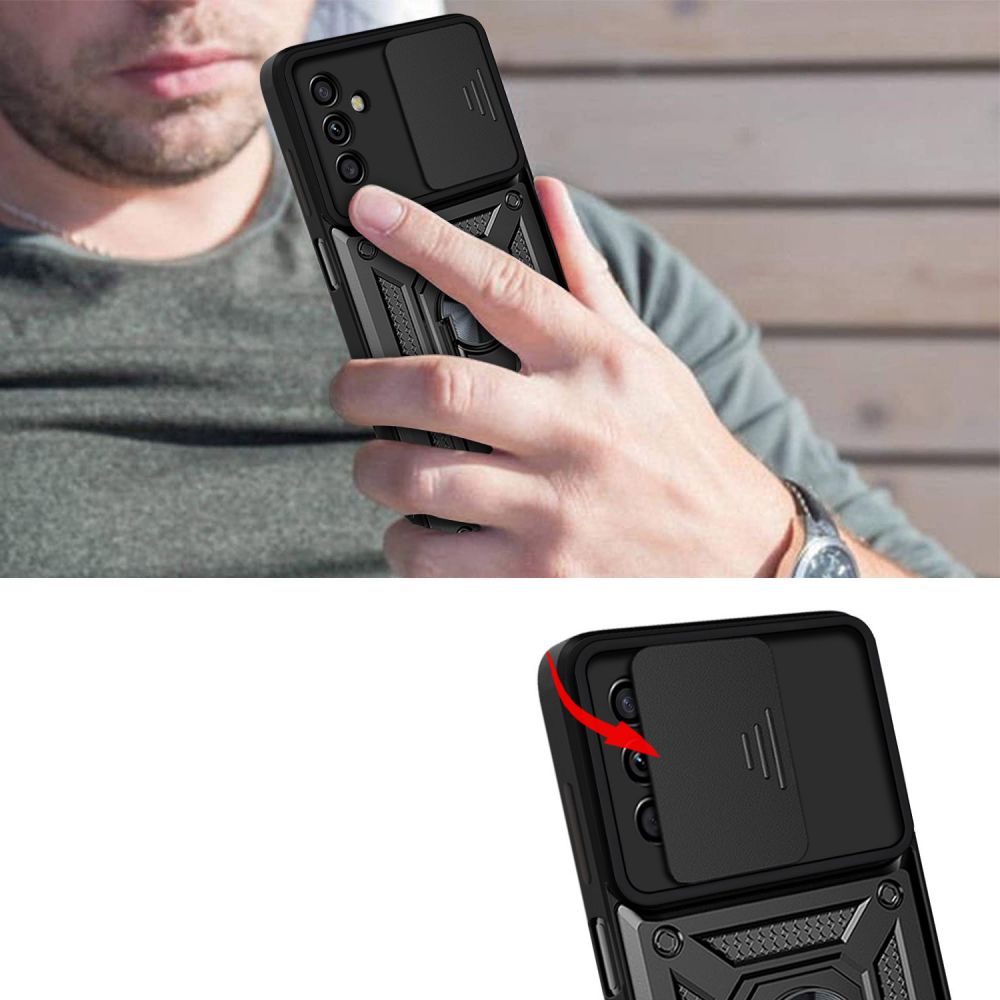 Pokrowiec Tech-protect Camshield Pro czarne Xiaomi Redmi Note 12 5G / 5