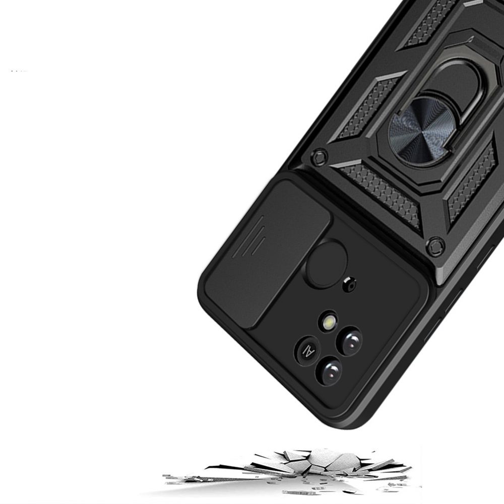 Pokrowiec Tech-protect Camshield Pro czarne Xiaomi Redmi 10C / 2