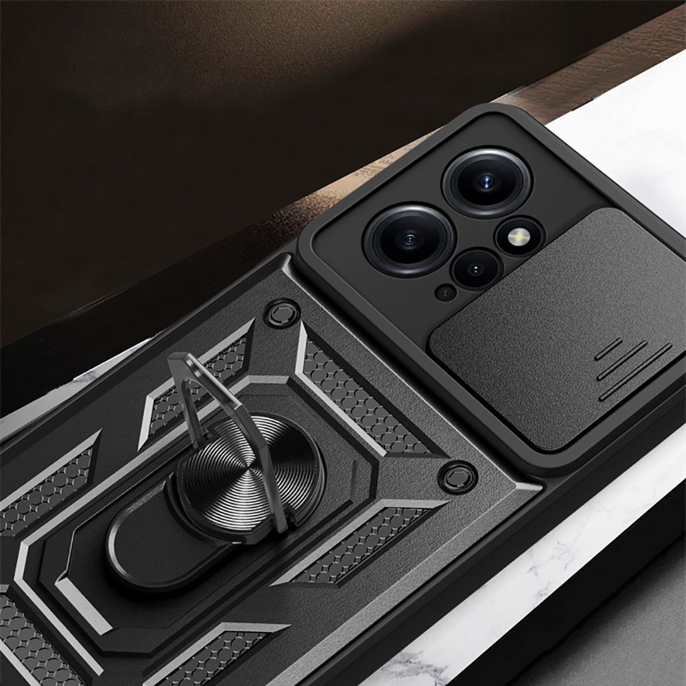 Pokrowiec Tech-protect Camshield Pro czarne Xiaomi Redmi Note 12 4G / 3