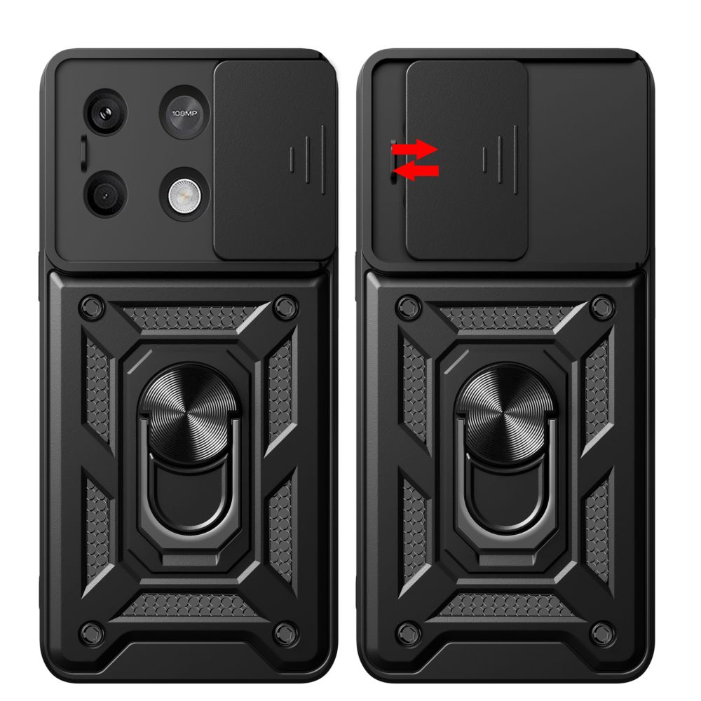 Pokrowiec Tech-protect Camshield Pro czarne Xiaomi Redmi Note 13 5G / 2