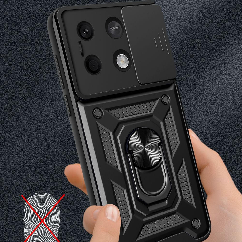 Pokrowiec Tech-protect Camshield Pro czarne Xiaomi Redmi Note 13 5G / 5