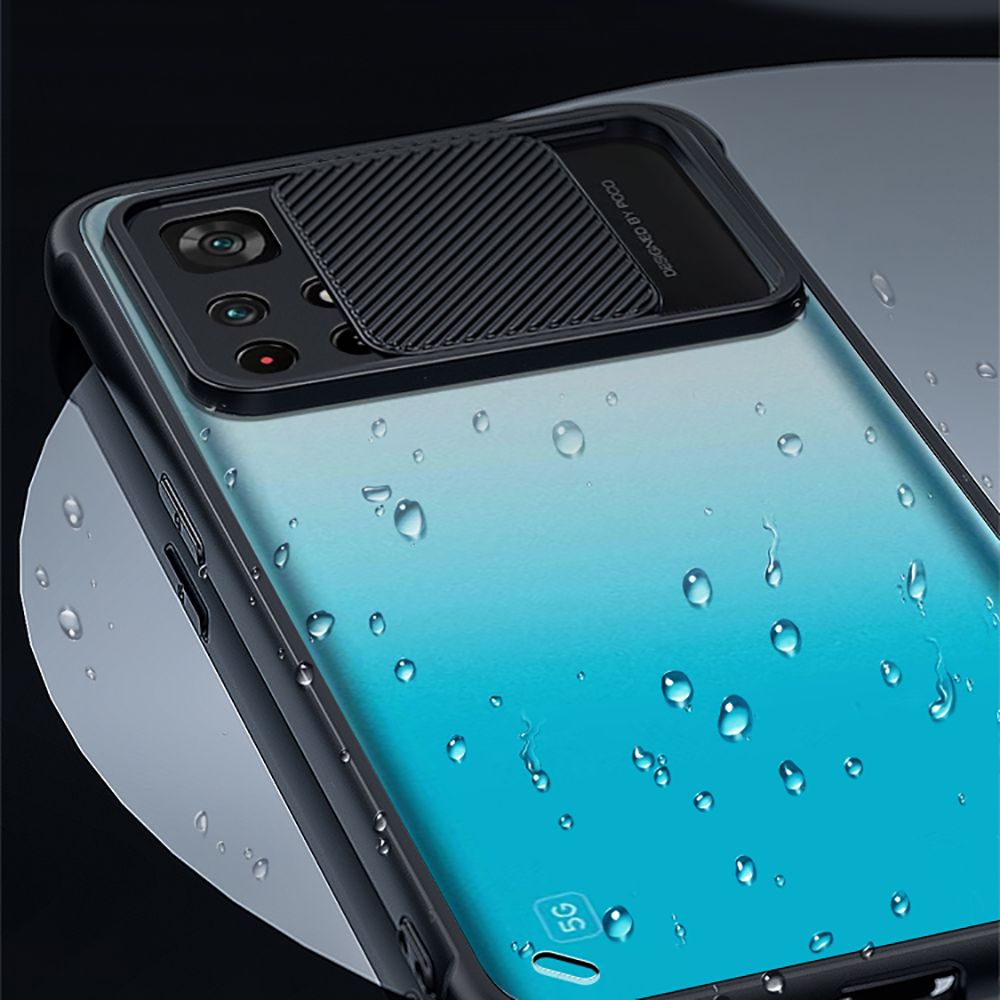 Pokrowiec Tech-protect Camshield Xiaomi czarne Xiaomi POCO M4 Pro 5G / 9