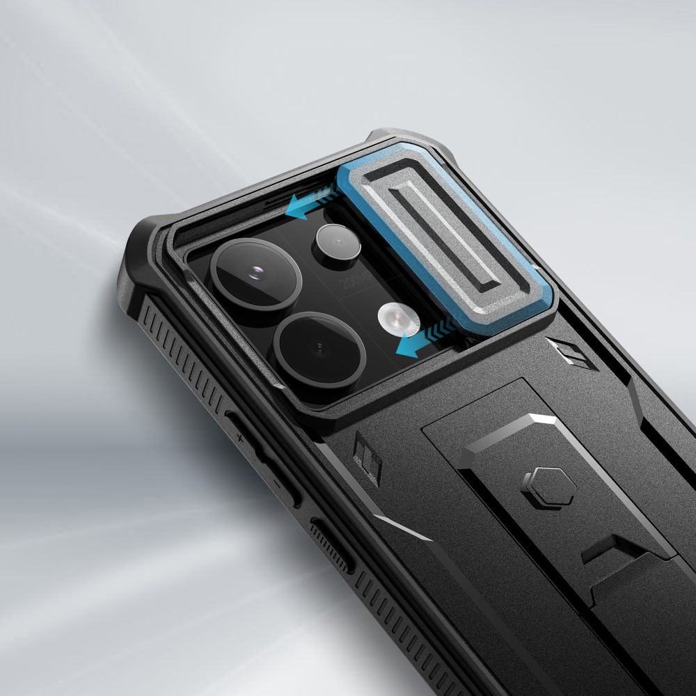 Pokrowiec Tech-protect Kevlar Cam+ czarne Xiaomi Redmi Note 13 Pro 5G / 2