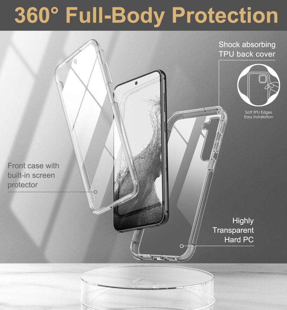 Pokrowiec Tech-protect Kevlar Plus przeroczyste SAMSUNG Galaxy S23 Plus / 3