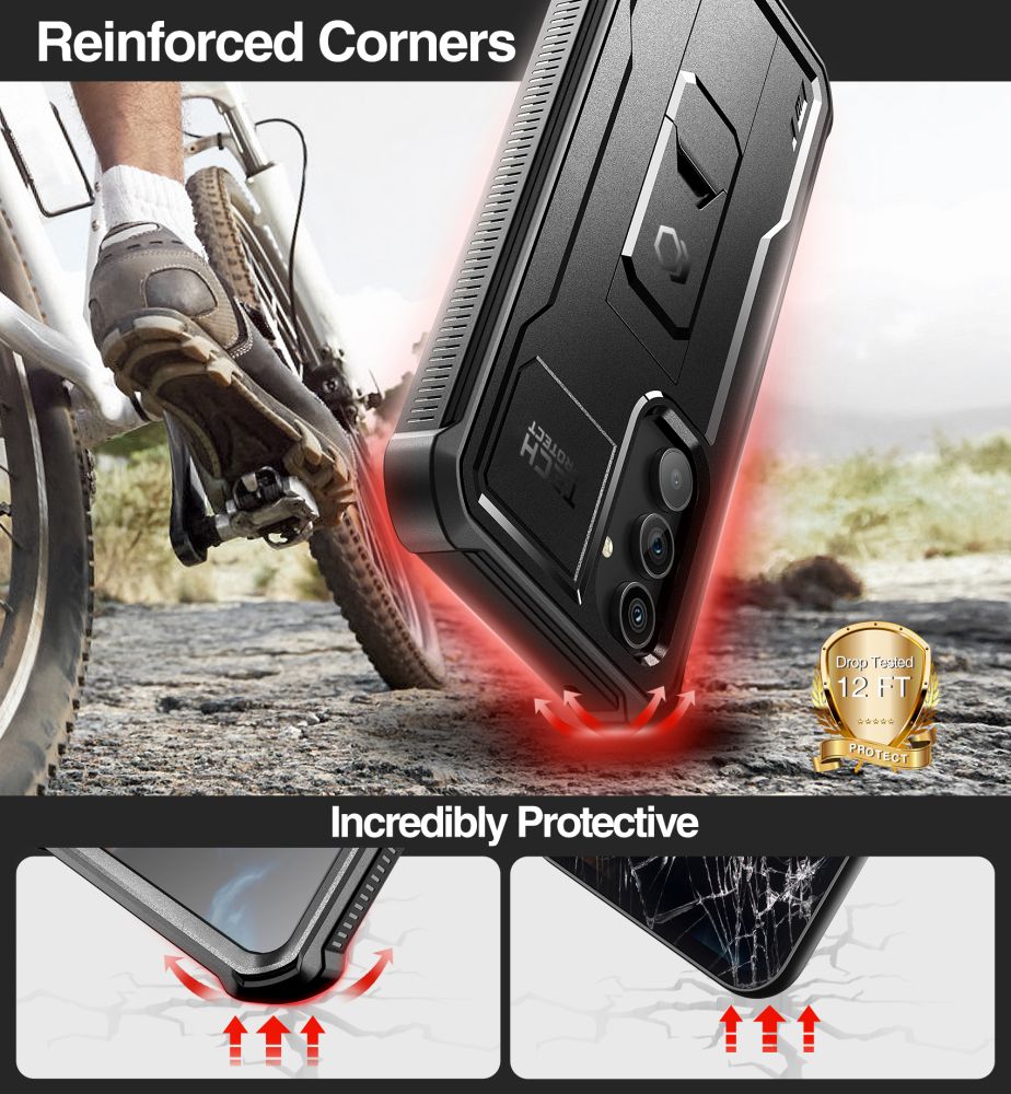 Pokrowiec Tech-protect Kevlar Pro czarne SAMSUNG Galaxy A54 5G / 4