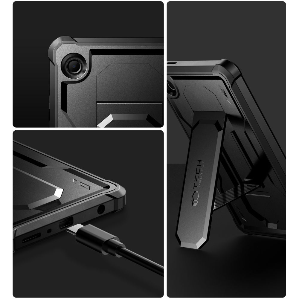 Pokrowiec Tech-protect Kevlar Pro czarne SAMSUNG Galaxy Tab A9 8.7 / 2