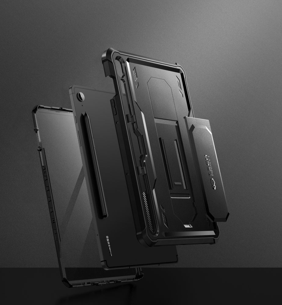 Pokrowiec Tech-protect Kevlar Pro czarne SAMSUNG Galaxy TAB S9 FE 10.9 / 3