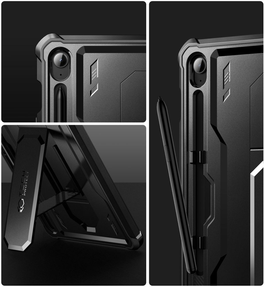 Pokrowiec Tech-protect Kevlar Pro czarne SAMSUNG Galaxy TAB S9 FE 10.9 / 6