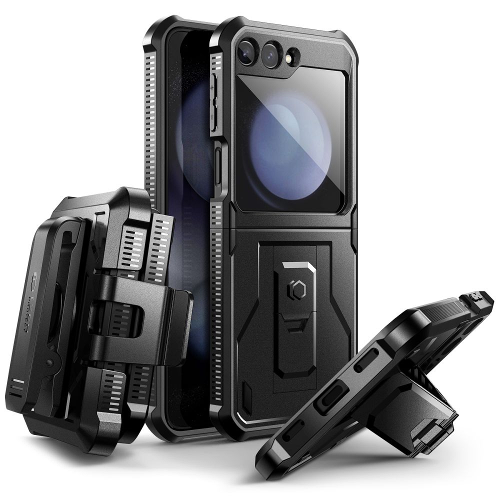 Pokrowiec Tech-protect Kevlar Pro czarne SAMSUNG Galaxy Z Flip 5 5G