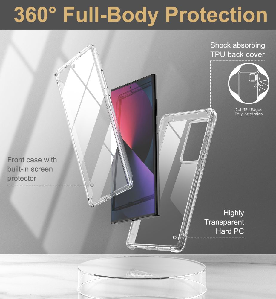 Pokrowiec Tech-protect Kevlar przeroczyste SAMSUNG Galaxy S23 Ultra / 3