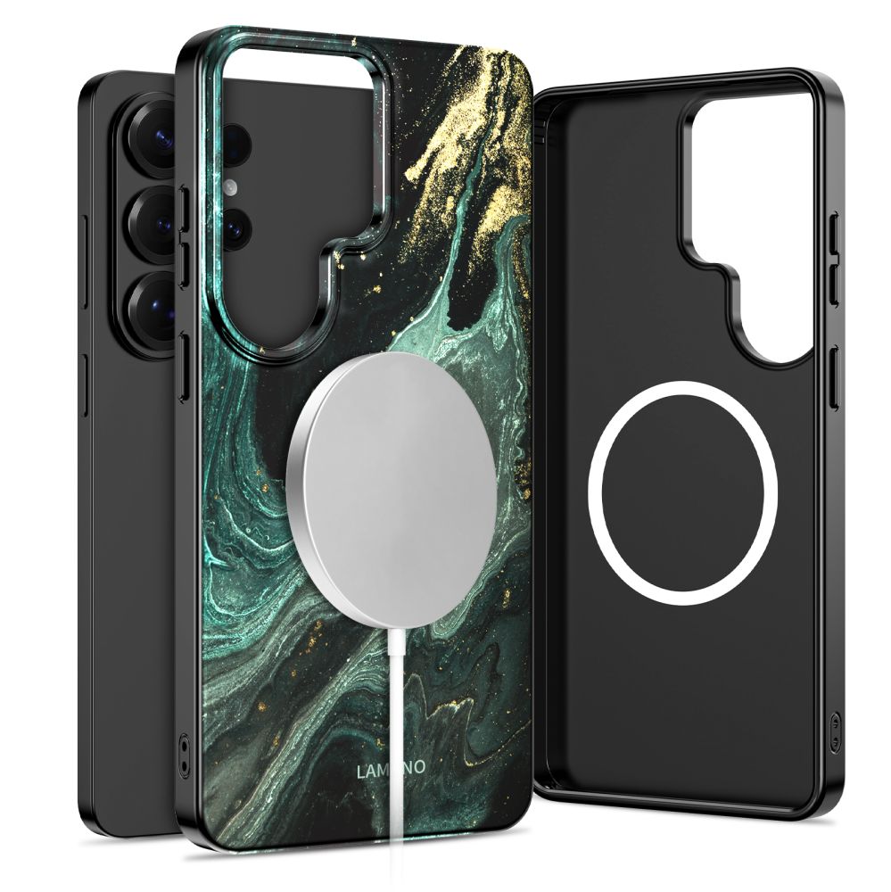 Pokrowiec Tech-protect Lamano Magsafe Verde aura SAMSUNG Galaxy S26 Ultra / 2