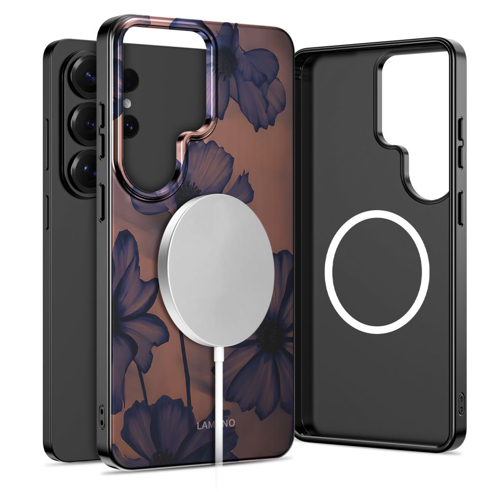 Pokrowiec Tech-protect Lamano Magsafe Velvet night SAMSUNG Galaxy S26 Ultra / 2