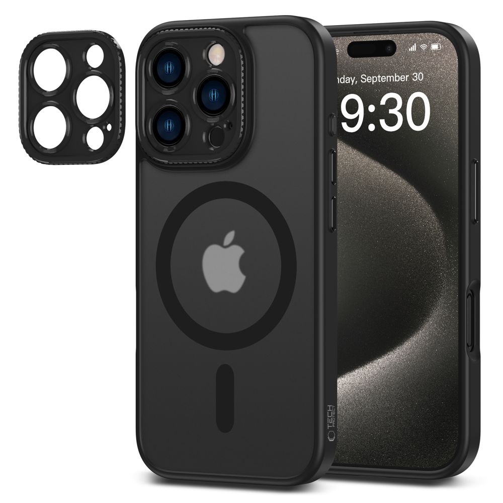 Pokrowiec Tech-protect Magcam Magsafe czarne APPLE iPhone 16 Pro Max / 3