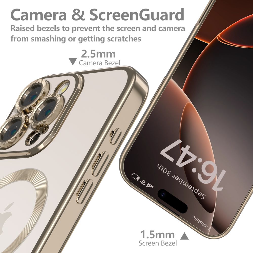 Pokrowiec Tech-protect Magflex Magsafe Shiny desert APPLE iPhone 16 Pro / 3