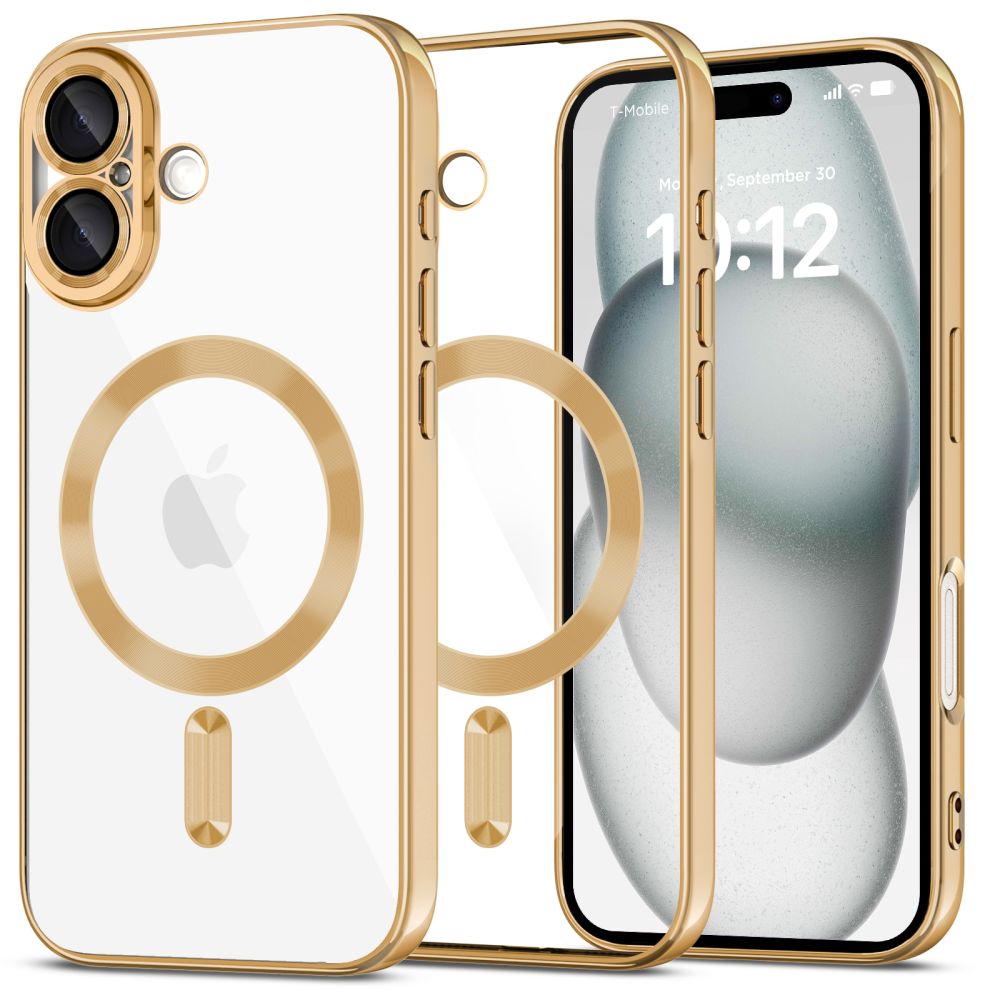 Pokrowiec Tech-protect Magflex Magsafe Shiny złote APPLE iPhone 16
