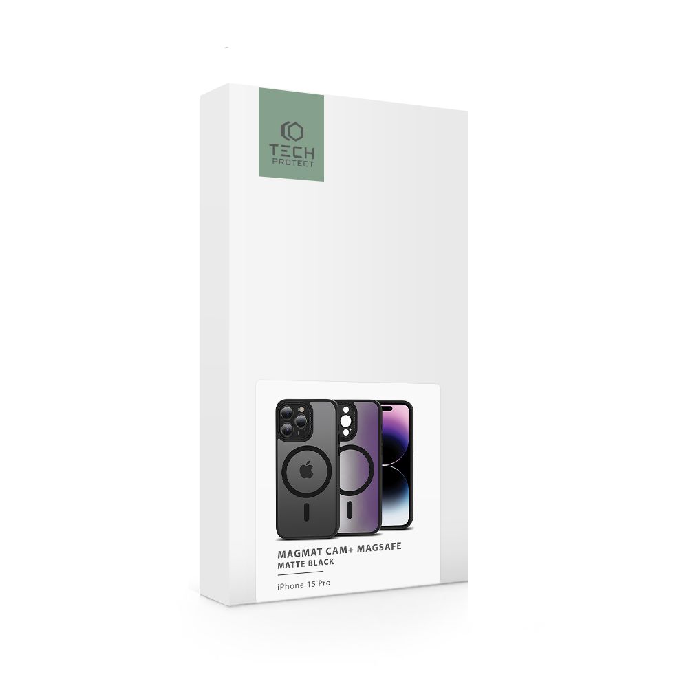 Pokrowiec Tech-protect Magmat Cam+ Magsafe czarne APPLE iPhone 15 Pro / 2