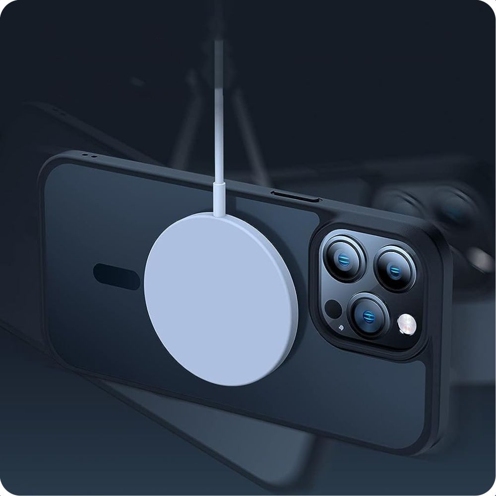 Pokrowiec Tech-protect Magmat Magsafe czarne APPLE iPhone 15 Pro / 4