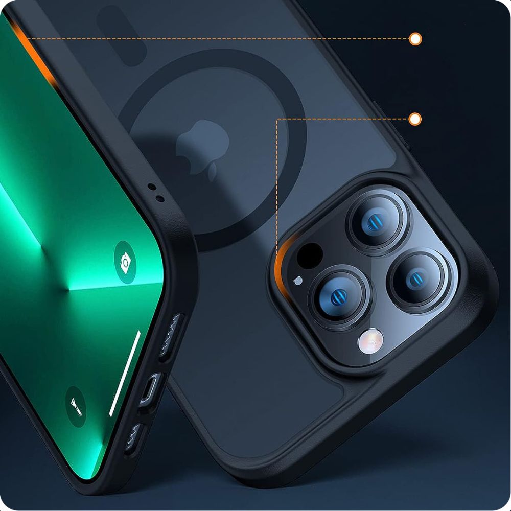 Pokrowiec Tech-protect Magmat Magsafe czarne APPLE iPhone 15 Pro Max / 3