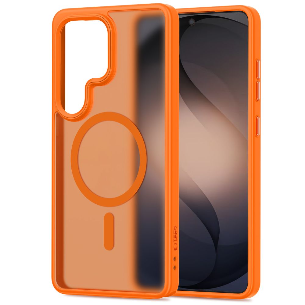 Pokrowiec Tech-protect Magmat Magsafe Matte orange SAMSUNG Galaxy S26 Ultra / 2