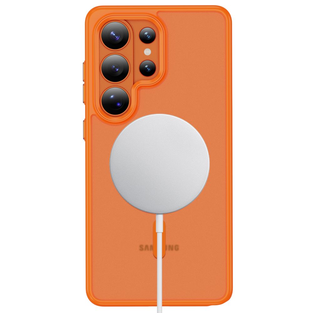 Pokrowiec Tech-protect Magmat Magsafe Matte orange SAMSUNG Galaxy S26 Ultra / 4