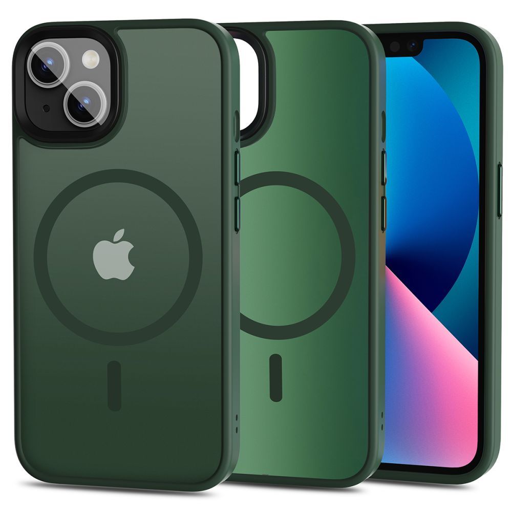 Pokrowiec Tech-protect Magmat Magsafe Matte zielone APPLE iPhone 13 mini