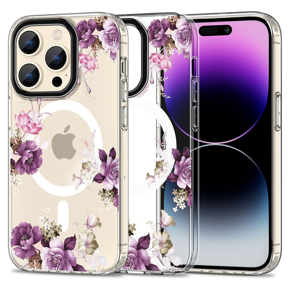 Pokrowiec Tech-protect Magmood Magsafe Spring floral APPLE iPhone 15 Pro Max
