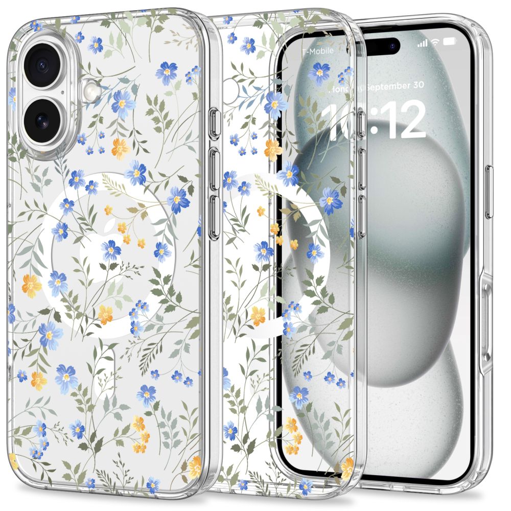 Pokrowiec Tech-protect Magmood Magsafe Spring flowers APPLE iPhone 16